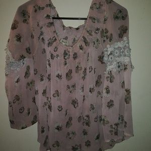 A off the shoulder shirt